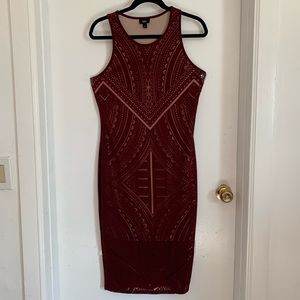 Knit Bodycon Midi Dress